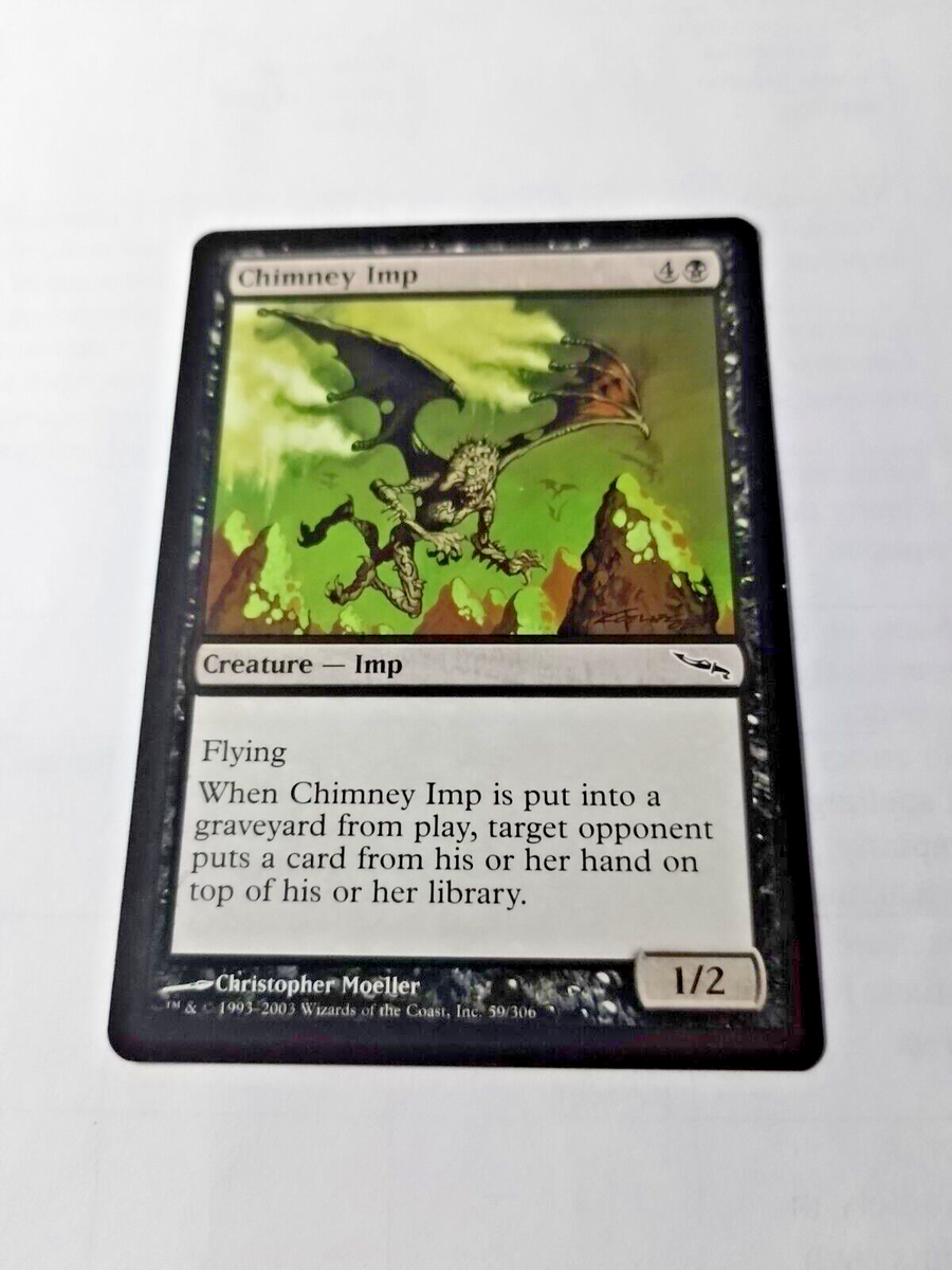 MTG Chimney Imp Mirrodin 59/306 Regular Common - Edge Wear - See