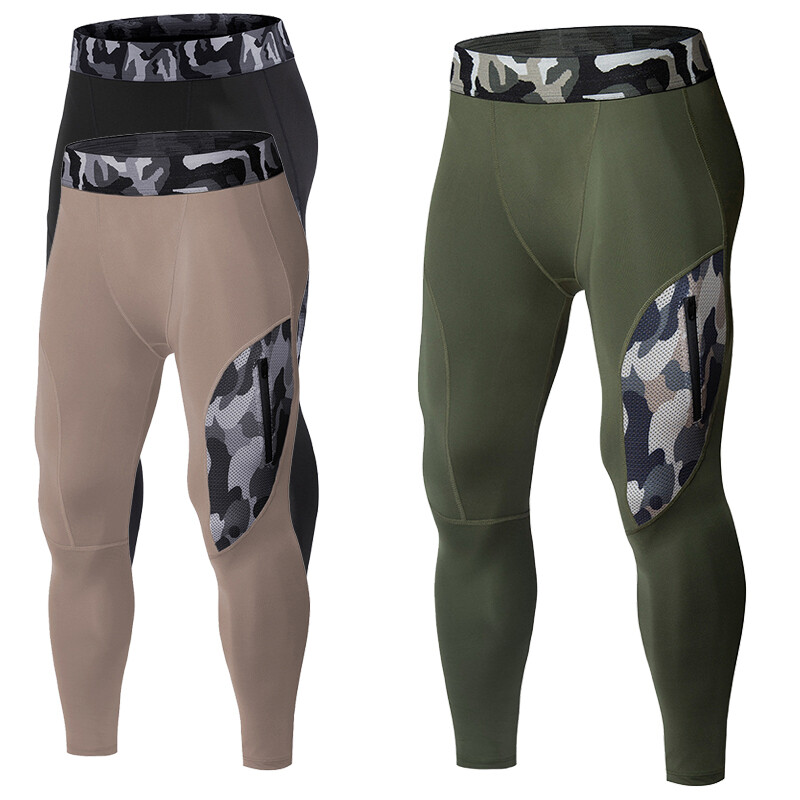 High-Performance Men's Compression Pants - Quick-Dry Running Leggings for Fitness, Sports, and Active Lifestyles