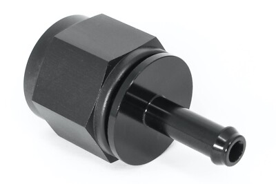 8mm - Dash 10 /-10 AN /JIC 10 Schlauchanschluss / Schlauchtülle Schwarz eloxiert