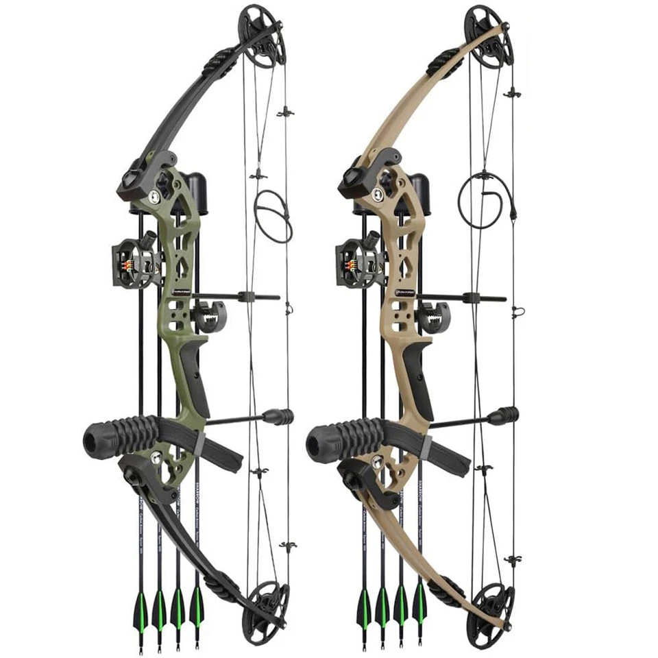 30-55lbs Compoundbogen Set Jagdbogen Bogenschießen Bogen Jagd Angeln RH LH - Bild 2 von 4