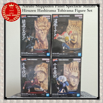 Naruto Shippuden Panel Spectacle Minato Hiruzen Hashirama Tobirama Figurenset