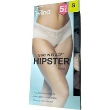 Underwear Felina Hipster Cotton 5 Pack S-XL Stretch NEW Women Panties Pima Soft
