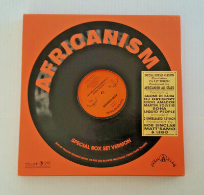 AFRICANISM ALLSTARS Vol. 1 7x12'' BOX w/ Carry Bag BOB SINCLAIR Tribal House 