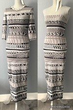 Dolce Gabbana 2 Piece Gray Fitted Cotton dress Size 40 Made In Italy