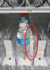 Lot of 8 Dixie Narco Models 2145/5591 BevMax Drink Machine 16.9 oz Bottle Shims