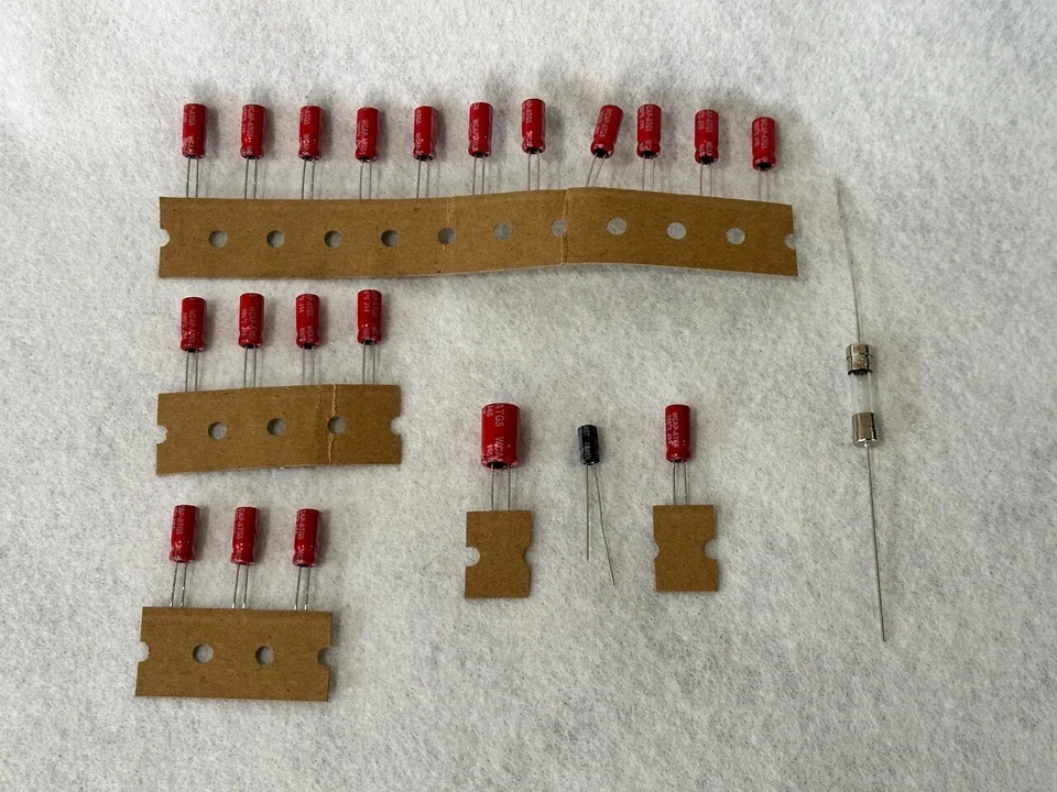 Capacitor and Fuse Replacement Kit for NEC PC Engine Consoles - Image 2 of 2