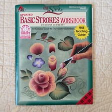Plaid Folkart One Stroke Basic Strokes Workbook  Teaching Guide Donna Dewberry