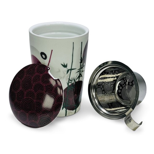 TEAEVE Little Animals Panda - mit Edelstahlsieb - Teebecher - Porzellan - Bild 2 von 4