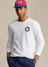 Polo Ralph Lauren Men's Team USA Jersey Graphic T-Shirt, White, Large