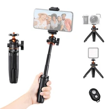 K&F CONCEPT Extendable Selfie Stick Tripod Stand for Vlog Live Streaming Y0U3