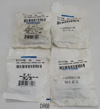 *NEW* LOT OF 4 Diamond 60-2 Spring Clip Connecting Link C-423302CL-08 + Warranty