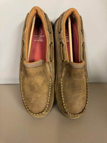 TWISTED X WOMEN'S LEATHER DRIVING MOCCASINS WDMS005 9.5M - Picture 2 of 6