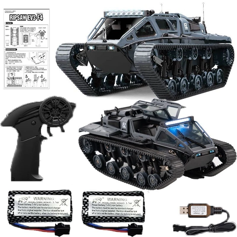 C8812 RC Car 2.4G High -Speed Tank Crawler Drift Off-Road Vehicle 360° Rotation - Image 3 of 4