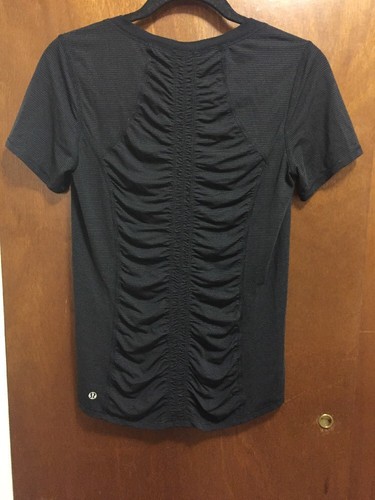 Lululemon Black Short Sleeve Tech Tee T 