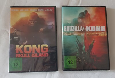   DVD  KONG Skull Island   GODZILLA vs. KONG  2er Pack   NEU/OVP
