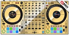 Pioneer DDJ-1000 Skin - Mirror Gold