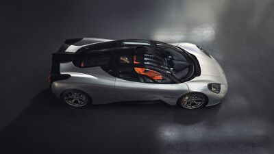 Anime gordon murray automotive t50 car vehicle silver Play Gaming Mat Desk