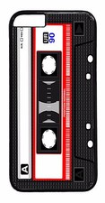 Retro Style Cassette Hot Black/white Cute Back Case Cover For Apple iPod 4 5 6 7