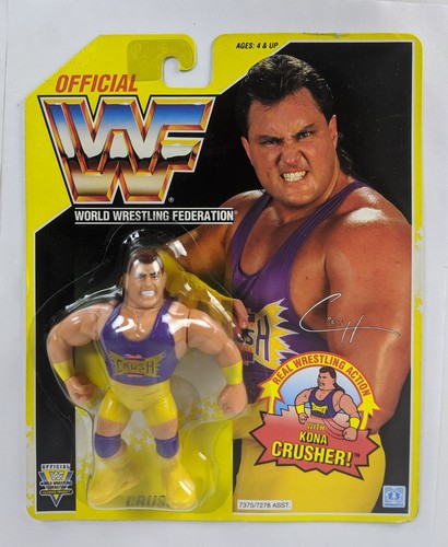 1993 Hasbro WWF Hasbro Crush Yellow Card Series 7 ...