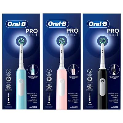 Oral-B Pro 1 Cross-Action Electric Rechargeable Toothbrush | Box little Damaged