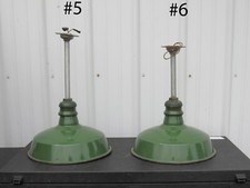Green Overhead Light Fixtures from Notre Dame Stadium before the expansion