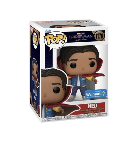 Funko Pop Marvel #1170 Spider-Man No Way Home Ned with Cloak Walmart Exclusive