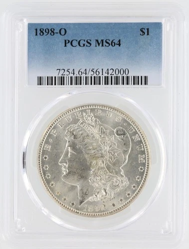 1898-O  Morgan Dollar PCGS MS64 New Orleans Minted Silver Dollar No Reserve