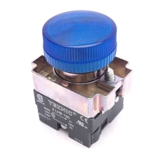 Altech 2PLB6LB-130 TEKNIC Blue Indicator Pilot Light, 22.5mm, 130VAC/DC