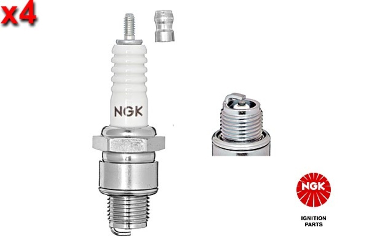 NGK 4x Spark Plug For BMW Isetta 100 101 102 103 56-63 98076-58710
