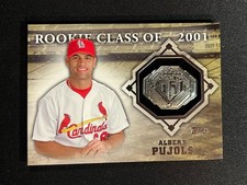 2001 Topps Rookie Class of 2001 Albert Pujols Commemorative Ring Card #CR-29