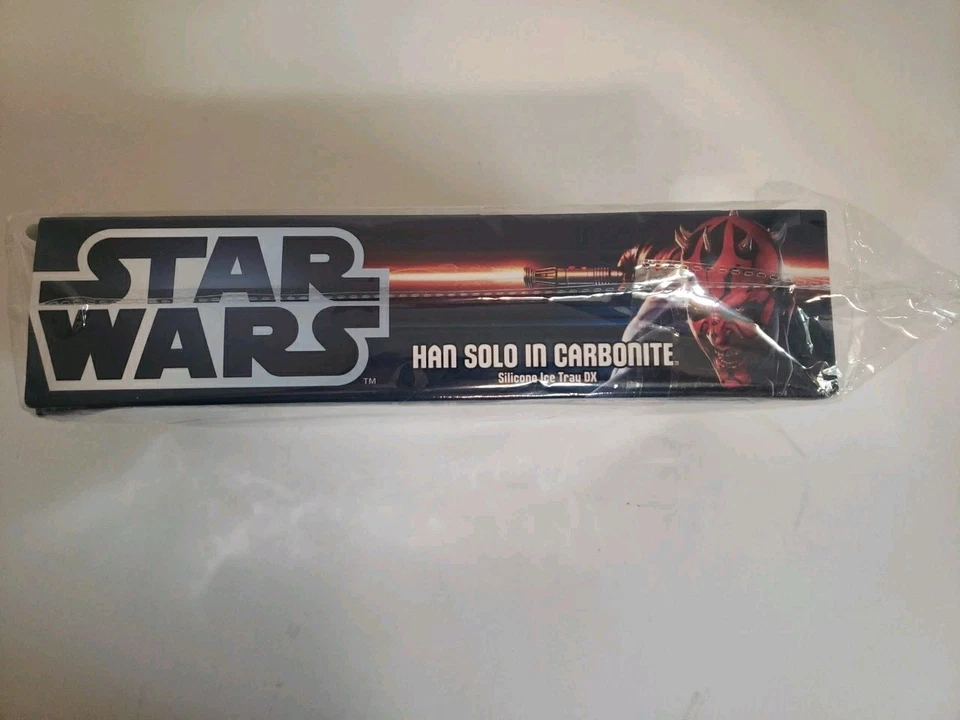 Star Wars Han Solo en Carbonita Deluxe 11" Silicona Bandeja de Hielo Molde (2012) GZ329 Foto 3 de 3