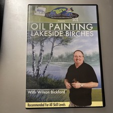 World of Art Lakeside Birches With Wilson Bickford Oil Painting DVD