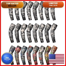 Boao 24 Pcs Cooling Arm Sleeves Men Sun Protection,Classic,Medium BA-Boao-10545