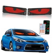 Devil Car Eyes Animated Led,2PCs Flexible LED Eye Lights for Car 13.7"x4.01"