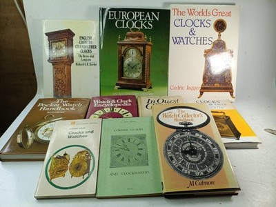 10x Antique Collectors  Book Bundle Watches Clocks