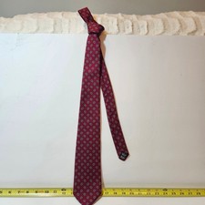 Vintage Robert Talbott for Kountz  Rider Silk Tie - Burgundy Paisley