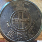 Vintage Griswold Cast Iron Waffle Iron  No. 8, Patt. No. 151 With No Base