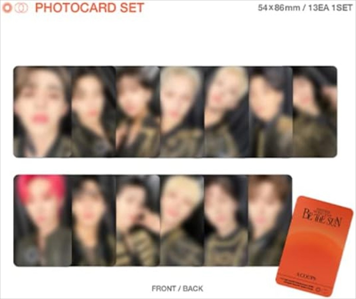 SEVENTEEN World Tour Be The Sun Seoul DVD Set with Photo Stand