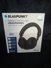 NEW Blaupunkt Wireless Noise Cancelling Foldable Headphones ANC Extra Bass BLACK