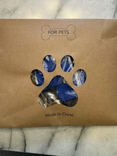 Anti Slip Grip Protective Blue Dog Socks Size Small Scenereal Pet Supplies