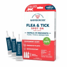 Wondercide Flea  Tick Spot On for Cats   Peppermint 3 Month Supply