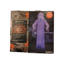12ft Airblown Halloween Ghost Member's Mark 12 Feet Works Tested Lights Up