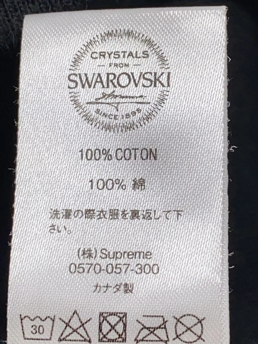 Felpa Supreme con cappuccio M cotone nero usata