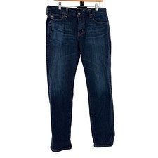 AG Adriano Goldschmied Jeans Mens 33x32 Dark Wash Straight Leg Denim Made in USA