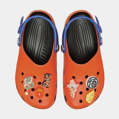 Crocs x Dragon Ball Z Classic Clog Goku J5 Womens 7 SlipOn Sandal