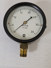U.s. Gauge 0 To 35 In Hg 2 12 Inch Vacuum Gauge In H2 0 14 Lm U.s. Gauge 0 To 35 In Hg 2 12 Inch Vacuum Gauge In H2 0 14 Lm