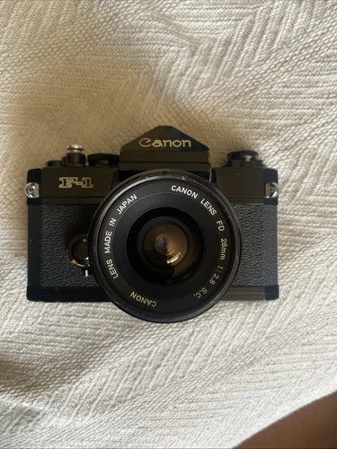Canon F1 Camera With 28mm F2.8