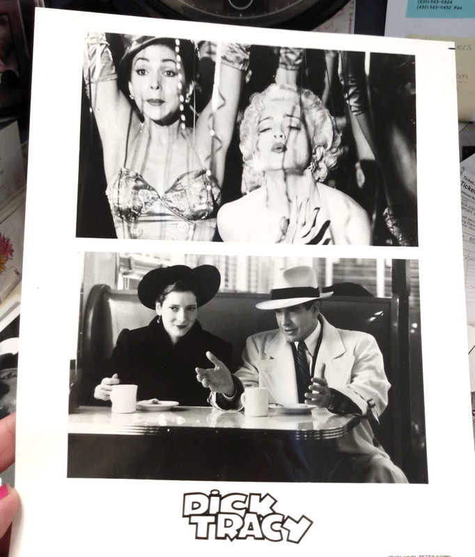 Dick Tracy movie 3-b/w 8x10 photos for video release Madonna Warren Beatty