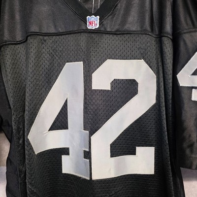 Vintage 90s Starter NFL Los Angeles Raiders Ronnie Lott 42 Jersey