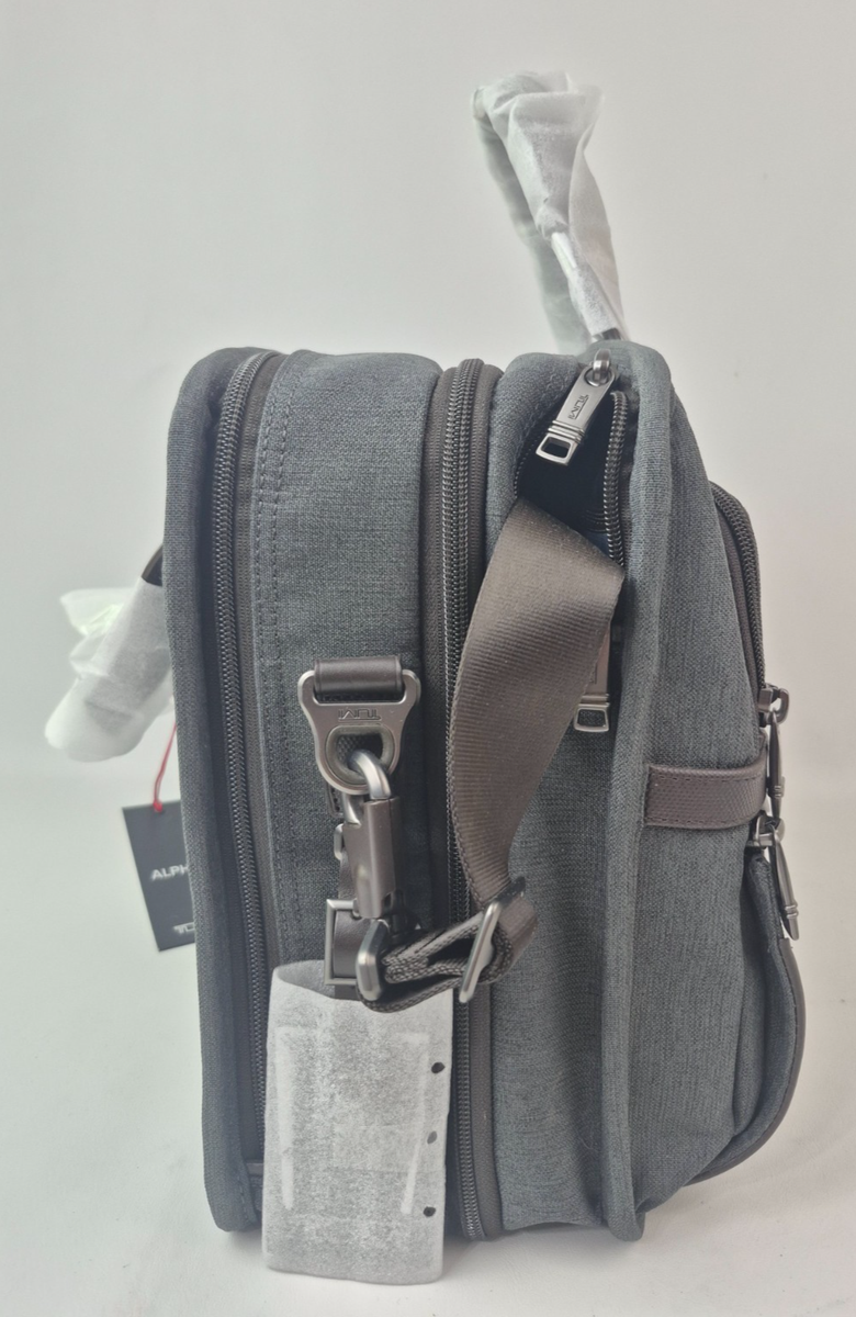 Tumi Alpha 3 Expandable Organizer Laptop Brief Retail Anthracite